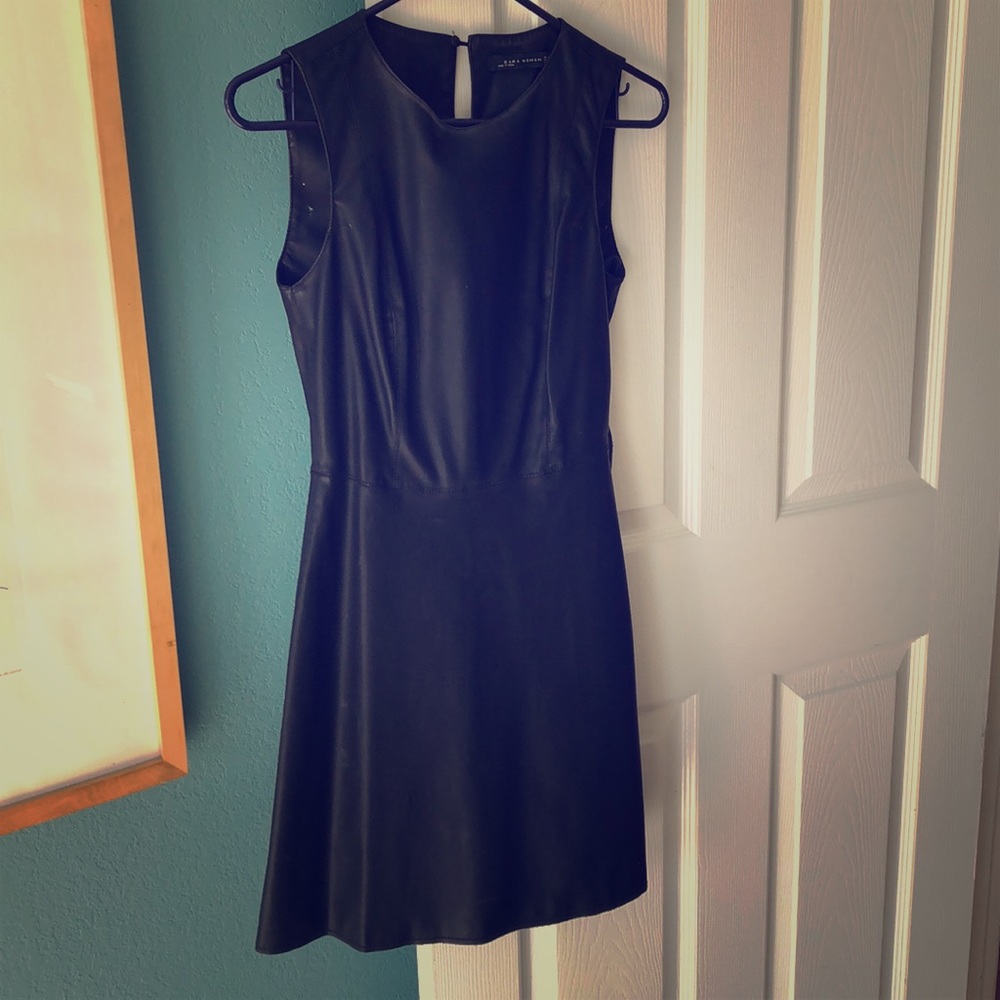 Zara Pleather Dress